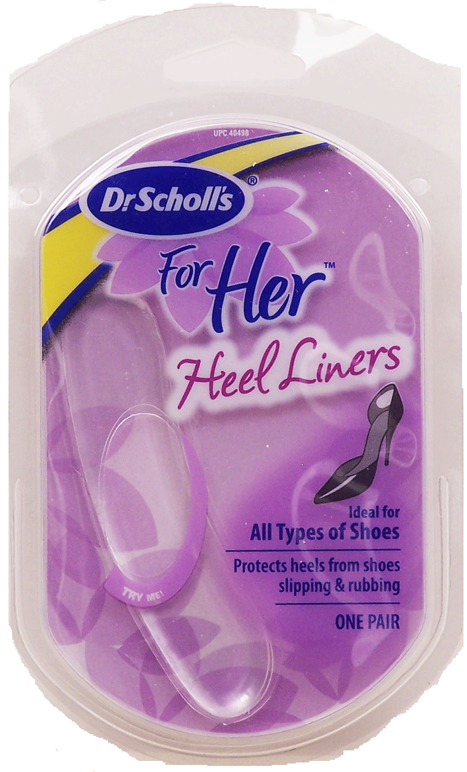 Dr Scholl's For Her heel liners, protects heels from shoes slipping & rubbing Full-Size Picture